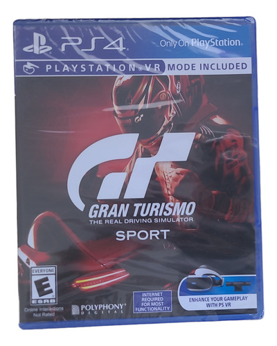 Gran Turismo Sport Playstation Videojuego Ps4 Nuevo