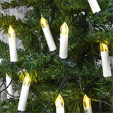 Clip Led Blanco Cálido On Candle For Árbol De Navidad, 20 U