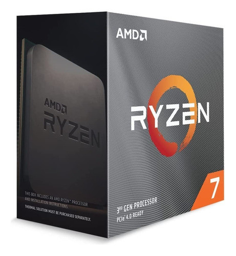 Processador Ryzen Amd  7 5700 Cache 36mb, 3.4ghz Am4 C/nf