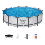 Alberca Armable Redonda Bestway Steel Pro Max 4.27m X 1.07m