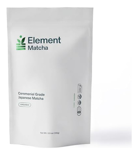 Element Matcha Polvo De Matcha De Té Verde 100% Orgánico De