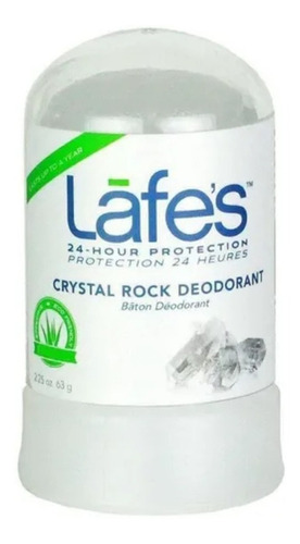 Desodorante Lafe's Cristal Sem Alumínio 63g 100% Natural