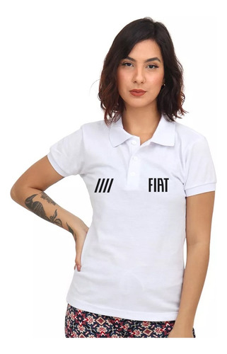 Camiseta Gola Polo  Fiat Masculina Camisa Premium