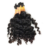 Cabelo Humano Pemanentato 25cm Pacote Com 150gr Cor Castanho