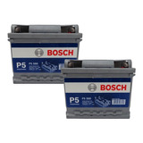 Kit 2 Bateria Estacionária Bosch P5 580 40ah Nobreak Alarme