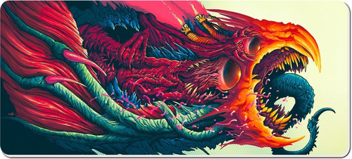 Mousepad Hyper Beast  Xxl 90x40cm Gammer Cs Go L2: