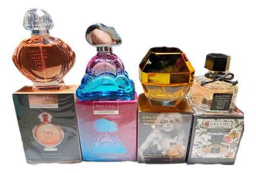 Set Perfumes Miniatura Only You X 4 Unidades X C/u Neceser