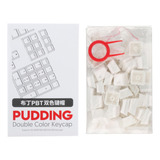 Pudding Keycaps Oem Profile Double Shot 108 Teclas