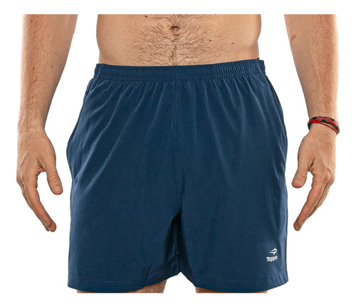 Short Deportivo Topper Running Zeal Ii Hombre Azul Gimansio