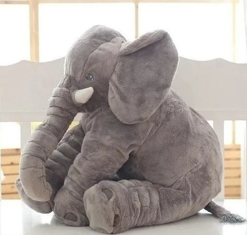 Almofada Elefante Pelúcia Bebê Recem Nascido Antialérgico