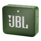 Parlante Jbl Go 2 Portátil Con Bluetooth Waterproof Moss Green 3.7v