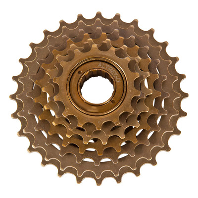 Sprocket Bicicleta Rueda Libre Estrella 7 Pasos Velocidades Café 14 28 | MercadoLibre