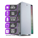 Pc Gamer Mancer, Intel I5, Rx 5500, 16gb Ddr4, Ssd 480gb