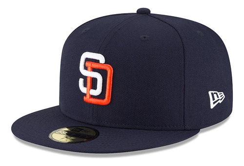 Gorra New Era Padres De San Diego Plana Cooperstown Clasica