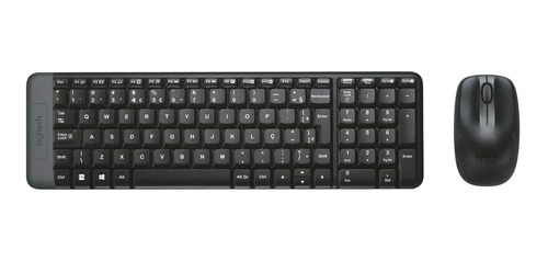 Kit De Teclado E Mouse Sem Fio Logitech Mk220 Português