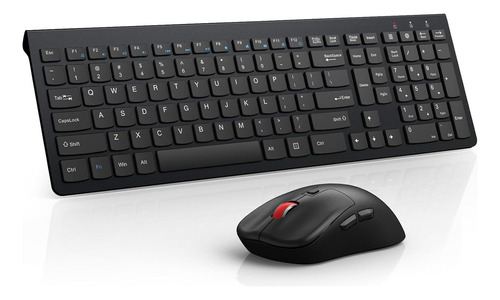 Combo De Teclado Y Mouse Inalámbricos, Clic Silencioso, D