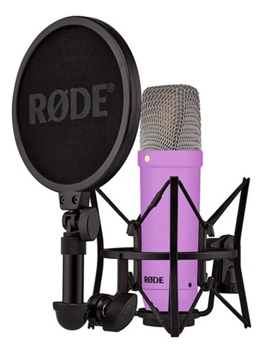 Microfono De Condensador Rode Nt1 Signature Purple Kit