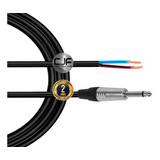 2 Cables P Bafles Plug A Pelado 10 Metros Reforzado Pro Cjf