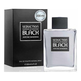 Perfume Black Seduction 200ml Eau De Toilette Original