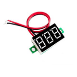 Voltimetro Digital Mini Verde 7 Segmentos 4,5 - 30 V Display