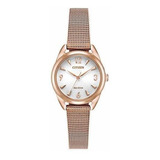 Reloj Citizen Eco-drive Casual De Cuarzo Para Mujer, Acero I