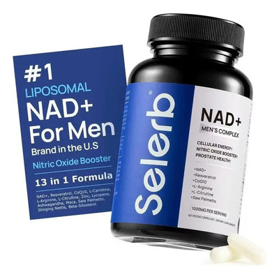 Nad+ Con Resveratrol, Coq10, L-citrulina 60 Cápsulas Y | Envío gratis
