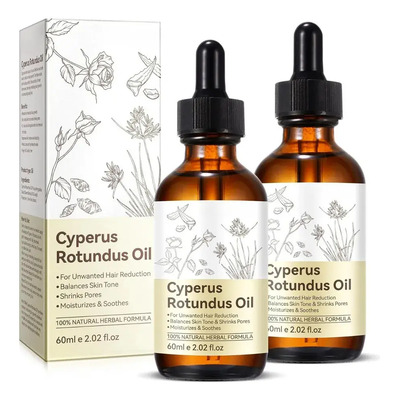 Aceite Cyperus Rotundus Depilación Y Reducción Vello Natural | Envío gratis