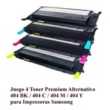 Pack 4 Toner Para Sam 404 Bk C M Y C430 C432 C480 404s C/iva