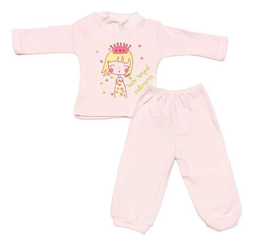 Pijama Bebe Ajuar Nacimiento - Conjunto De Remera Y Pantalon