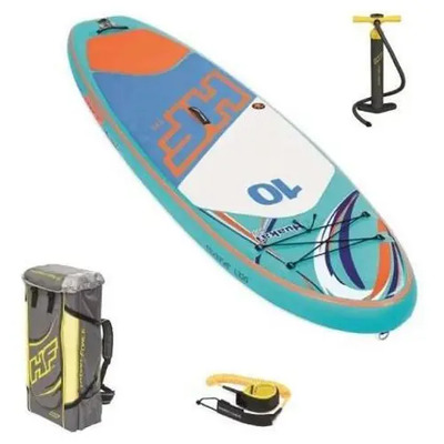 Tabla Paddle Inflable Huaka'i Tech Bestway Modelo 65312 Turquesa