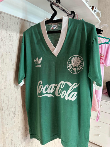 Camisa Retrô Palmeiras adidas Patrocínio Coca-cola Tamanho G