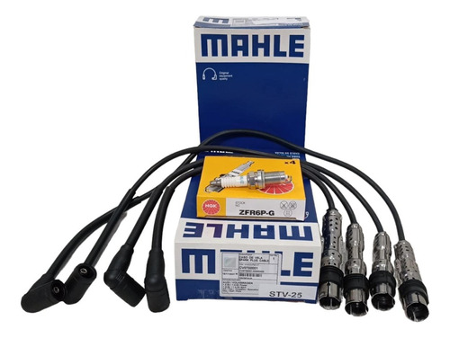 Juego Cables Mahle + Bujias Ngk Zfr6pg Vw Gol Trend 1.6 8v