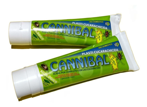 Veneno Cucarachicida Cannibal Original (2 Pack 120gr C/u)