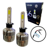 Kit Cree Led S6 Hd 44000 Lm H1 H3 H4 H7 H11 H16 H27 Promo