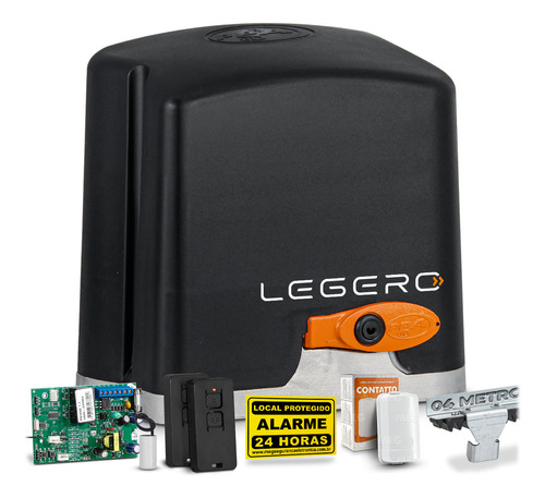 Kit Motor Portão Deslizante 4m Ppa Dz Legero Wifi Rápido