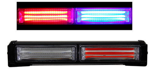 Barra Led Estroboscopica 24cm 2 M. Azul/rojo Ds