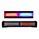 Barra Led Estroboscopica 24cm 2 M. Azul/rojo Ds