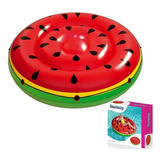 Colchoneta Inflable Gigante Sandia Bestway Pileta Playa Isla