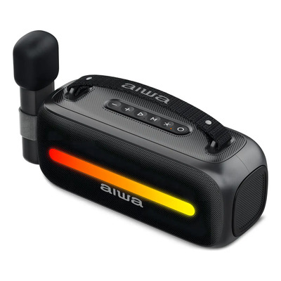 Bocina Aiwa Aws40bt Portátil Bluetooth Con Karaoke | Meses sin interés