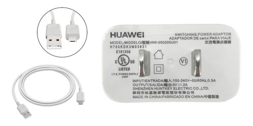 Cargador Huawei Original Carga Y Transferencia Micro Usb 2a
