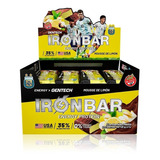 Suplemento En Barra Gentech  Iron Bar Proteína Sabor Mousse De Limón En Caja Pack X 20 U