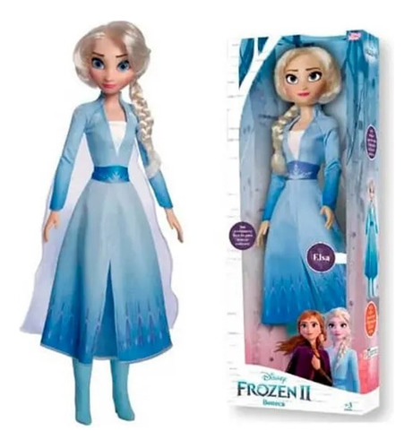 Juguete Muñeca Gigante Frozen Ii Elsa Anna 55 Cm Tapimovil C