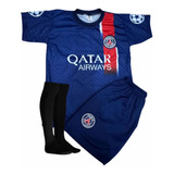 Uniforme Infantil Kit Camisa Shorts E Meião