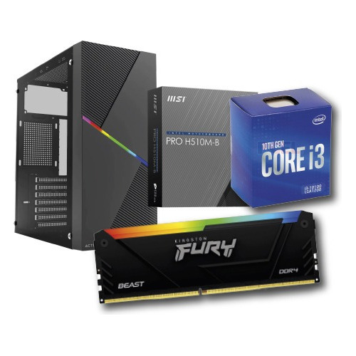 Ultra Pc Gamer Intel Core I3 10100 C/graficos 16g 240gb Ssd