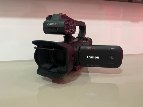 Filmadora Canon Xa40 (4k/20x Zoom). Seminovo Usado Apenas 4x