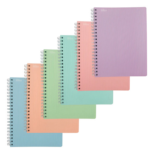 Cuaderno Printaform Pastel Profesional Pasta Suave 6 Pzs