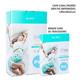 Capa Anti Ácaro Colchão Casal Padrão Alergoshop Pvc + Capa