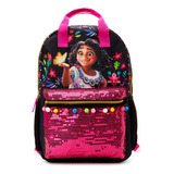 Mochila Escolar Disney Encanto Mirabel P/ Niñas De 43cm C/ Porta Laptop *sk