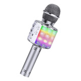 Microfono Bocina Karaoke Inalambrico Conexion Bluetooth Mp3