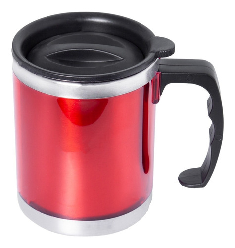 Jarro Mug Termico Acero Inoxidable 450ml Vaso Con Manija